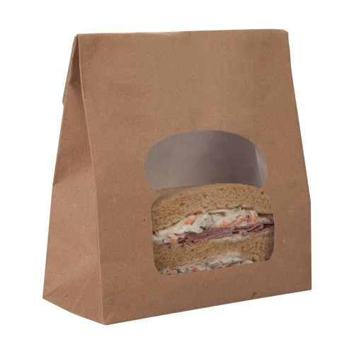 Kraft Laminated Sandwich Bag Window (04sabagk)