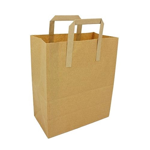 Brown Paper Carrier 18x9x21cm Small (44PABABK1821FHG001)