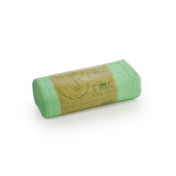 Compostable 25L Green Food Waste Linerx25 (VBL-25-VL)