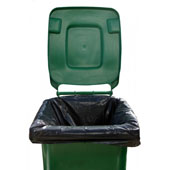 Black H.D Wheelie Bin Liner76x114x137cm (BK240A1)