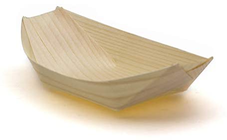 Bamboo Wooden Boats 6.5cm