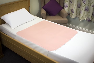 Sonoma Pink, 85 x 90cm, Tuck-In Flaps Bed Pad