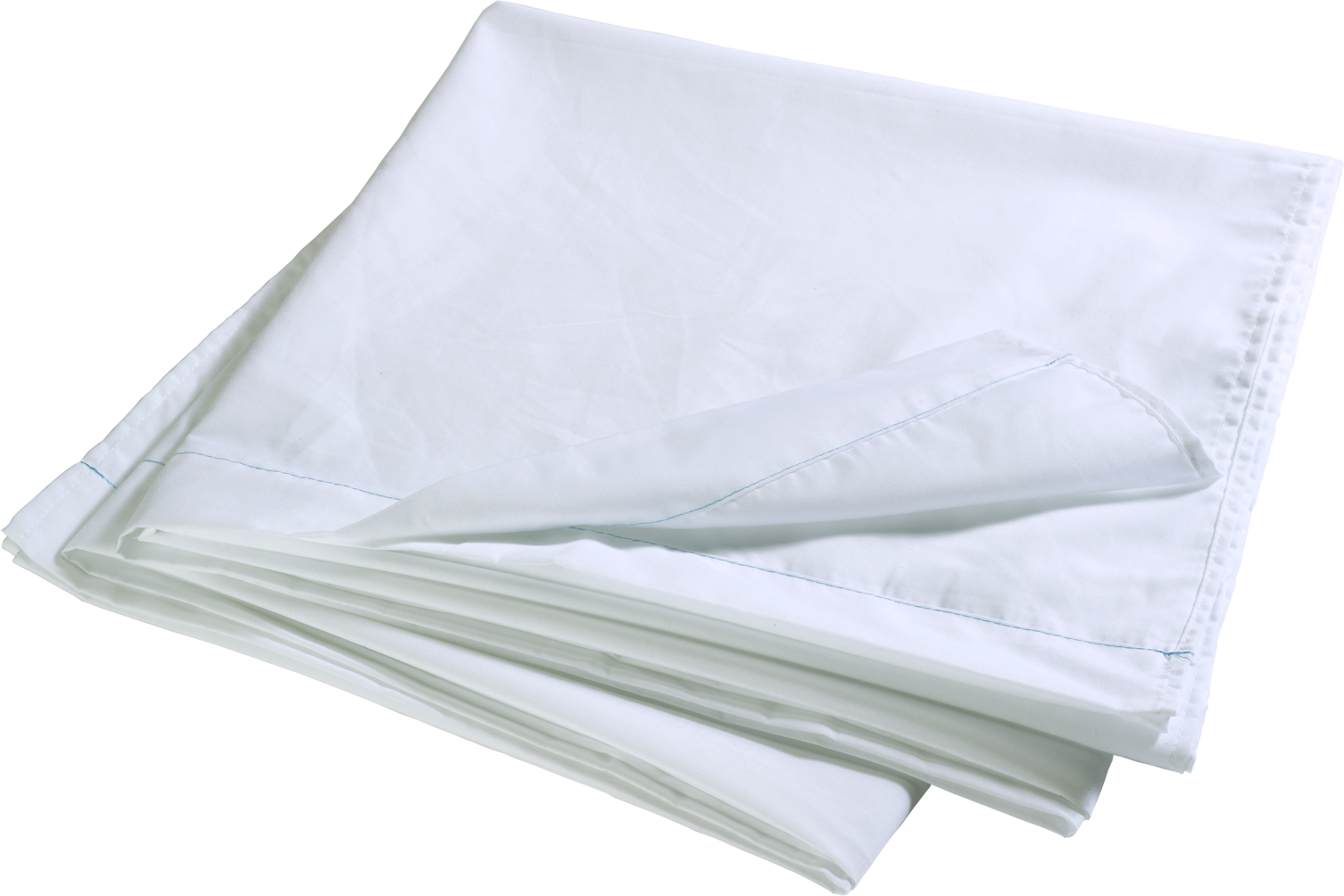 Bed Sheet Flat PolyCotton Single WHITE