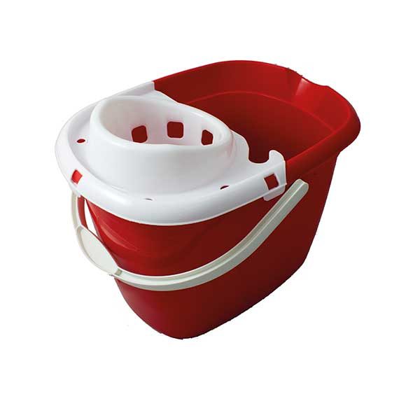 Mop Bucket 15lt Plastic Red