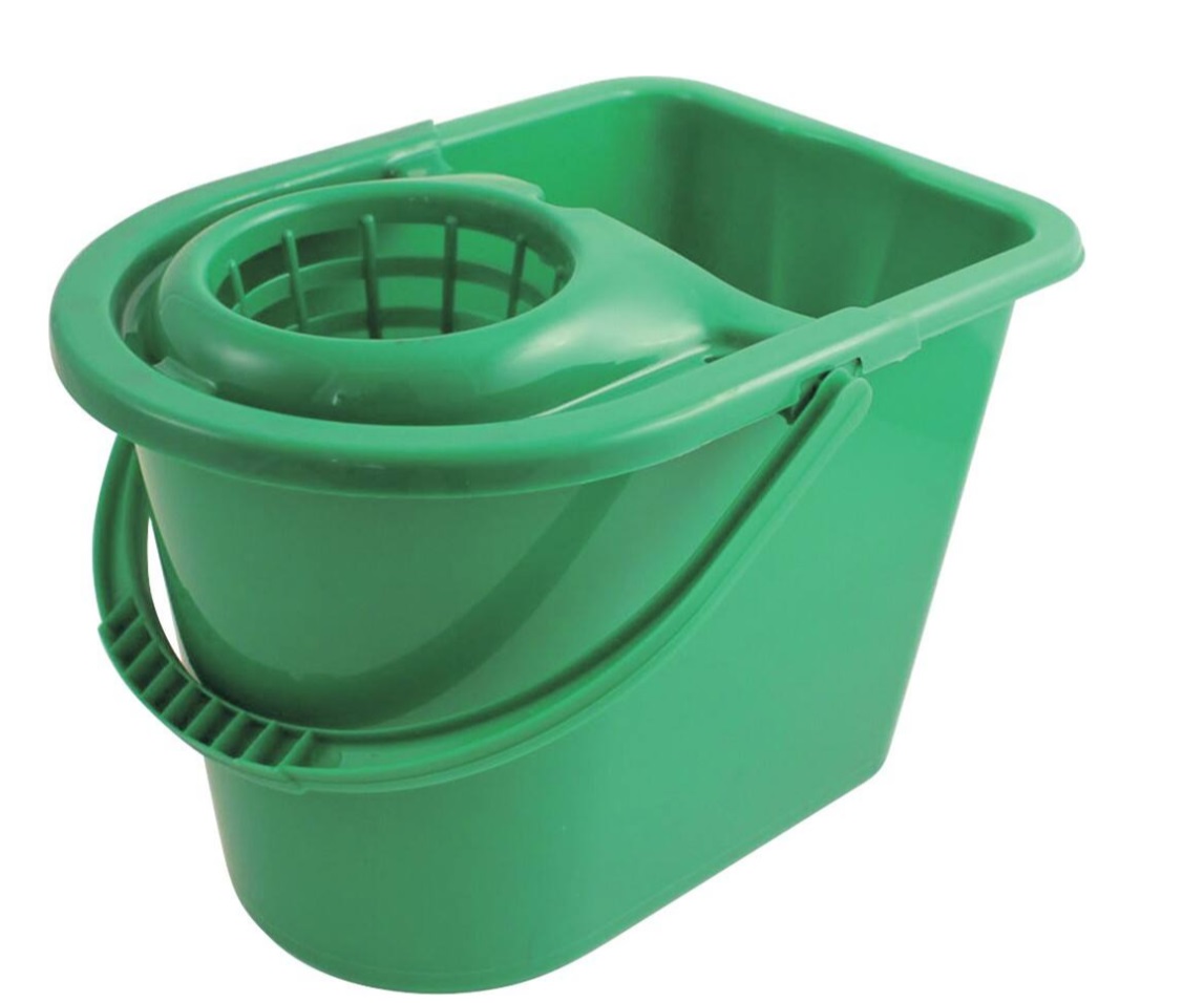 Oval Mop Bucket & Wringer Green (025.002G)