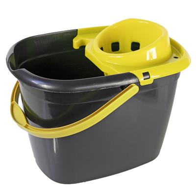 Oval Recycled Mop Bucket & Wringer Yellow (104888)