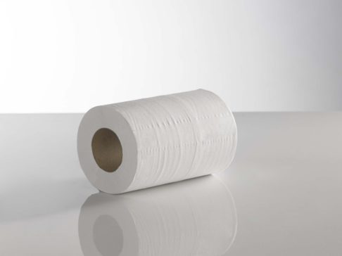 Mini Centrefeed Roll White 2ply (CAS0112)