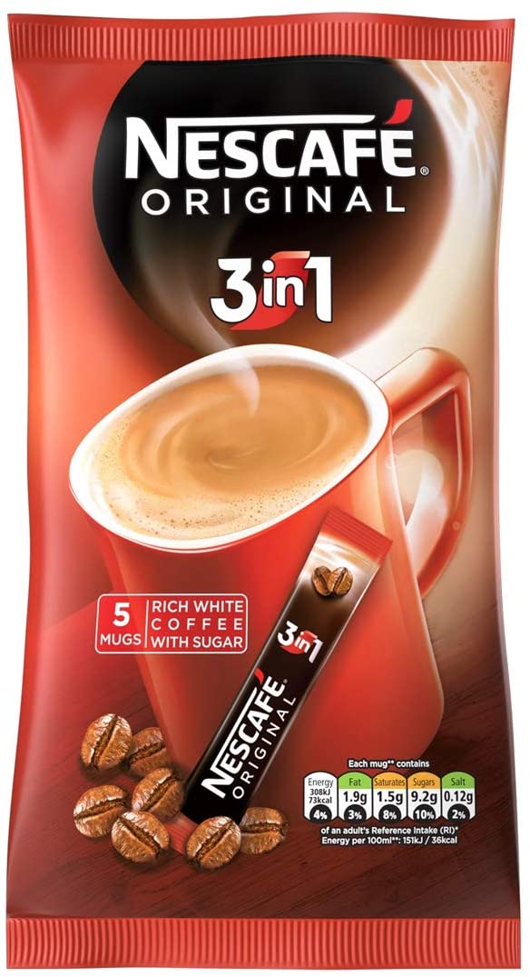 Nescafe 3 In1 Origional Coffee Sticks 4 x28