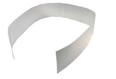 White Poly Lined Collar 965x99mm