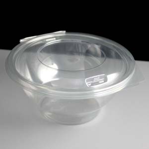 Round Salad Bowl With Hinged Lids 750cc