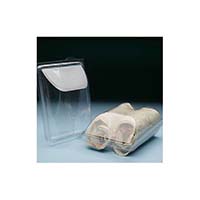 Container For Two Tortilla Wraps Plastic (10786A)