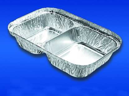 Foil Container 2 comp 127x196mm (WN4) (R106L)