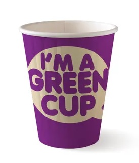 Colour Home Compostable 8oz Cup D.Wall (ABC-8DW-GC-UK)