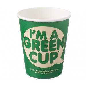 'I'm a green cup' 8oz Single Wall Cup