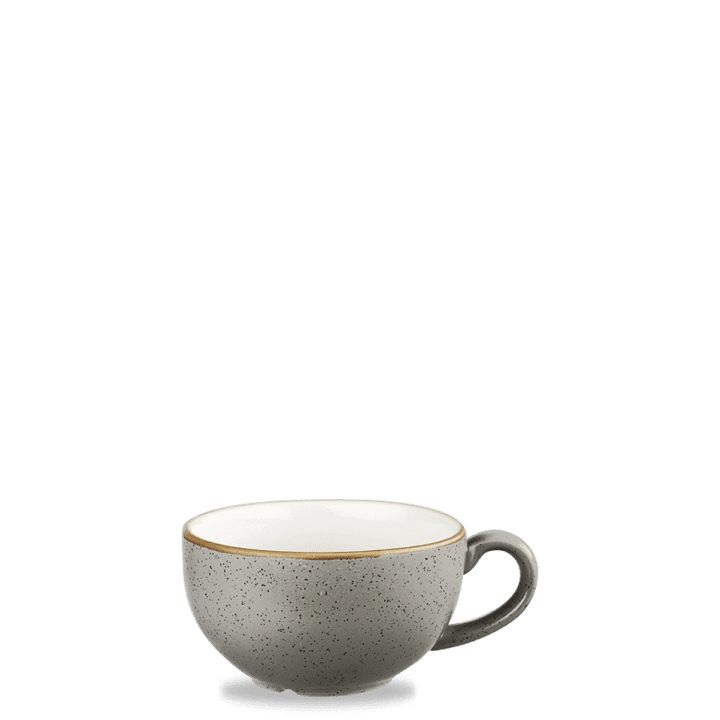 Churchill Stonecast Cappucino Cup 8oz Peppercorn Grey