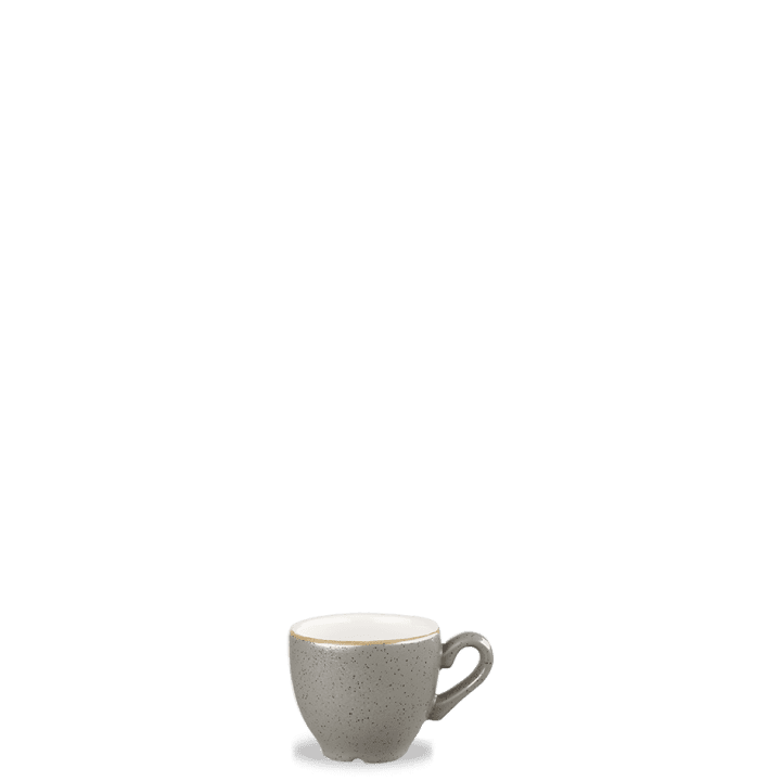 Churchill Stonecast Espresso Cup Peppercorn Grey