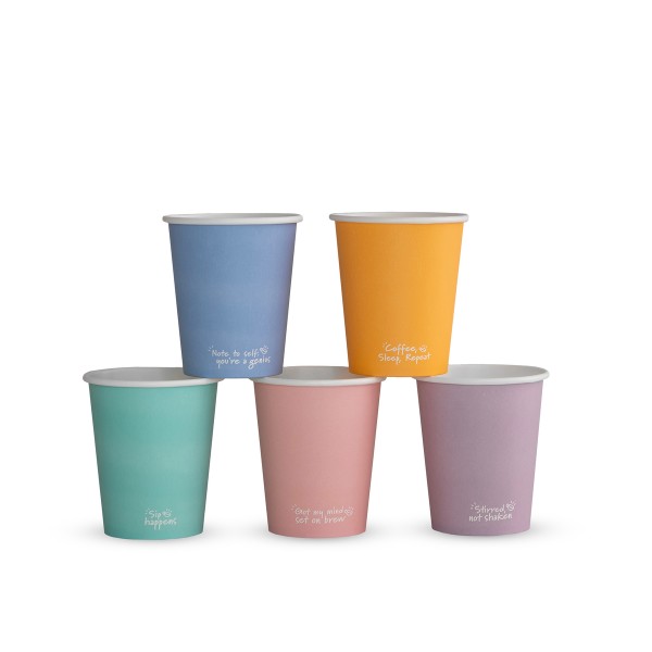 6oz Feel Good Single Wall Hot Cup 72-Series
