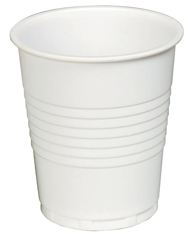 White Plastic Grab & Go N/V Cup 7oz (10524.07)