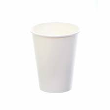 Paper Water Cup 8oz White