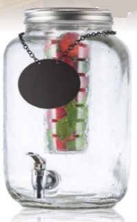 Mason Jar Glass Beverage Dispenser (BDG3000)