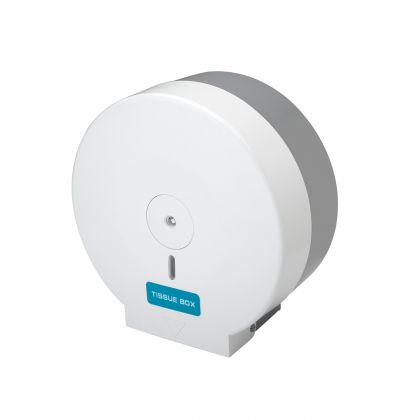 Mini Jumbo Toilet Roll Dispenser White (T621W)
