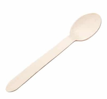 Biodegradeable Wooden Dessert Spoon (44BCTSP00)