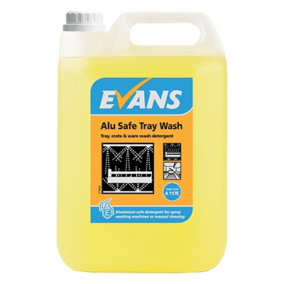 Use Evans Alu Safe Traywash 5ltr