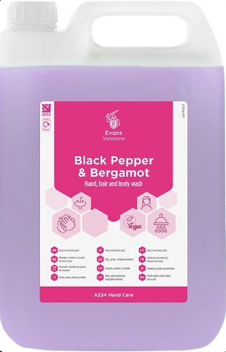 Evans Black Pepper and Bergamot Soap 5L