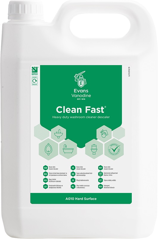 Evans Cleanfast Washroom Cleaner (5lt)