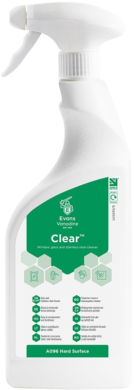 Evans Clear Glass Cleaner (6x750ml)