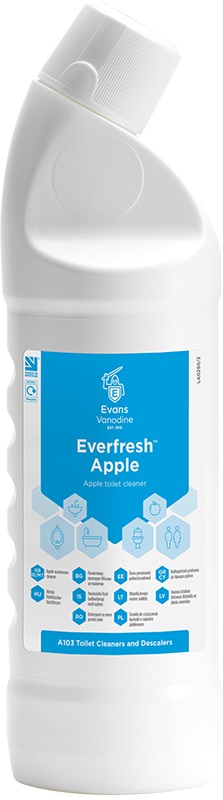 Evans Everfresh Daily Toilet Cleaner (6x1ltr)