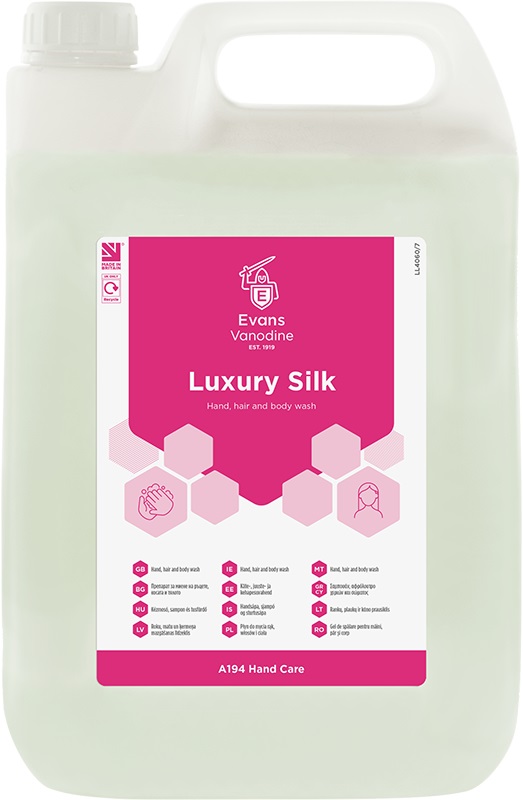 Evans Luxury White Silk Hand Soap (5ltr)