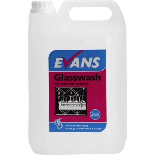 Evans Glasswash Liquid (5lt)