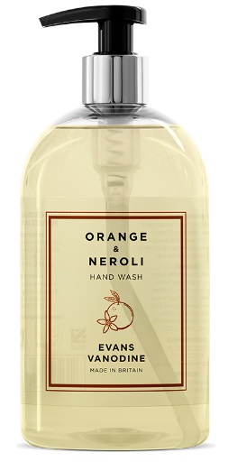 Evans Orange and Neroli Hand Soap Pump (6 x 500mls)