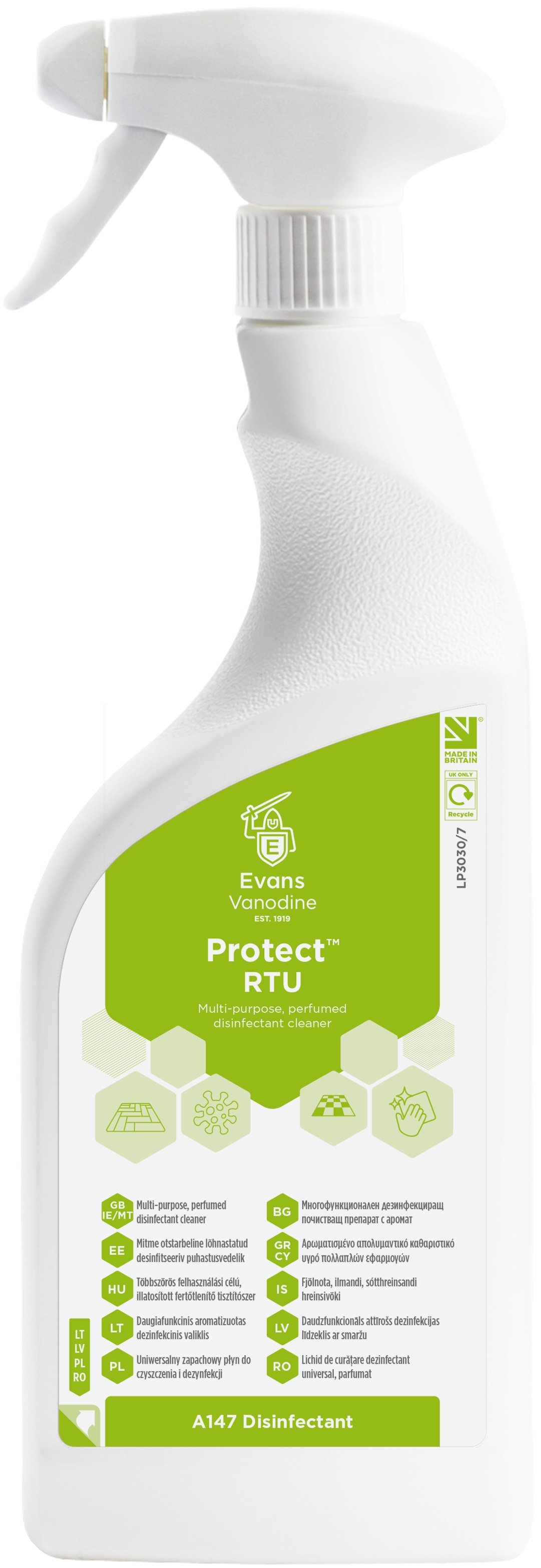 Evans Protect Disinfectant (6x750ml)