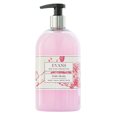 Evans Pink Pearl Soap Pump (6x500ml)