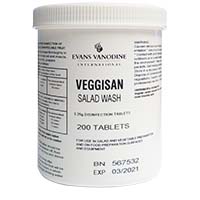 Evans Veggisan Salad Wash Tablets (200)