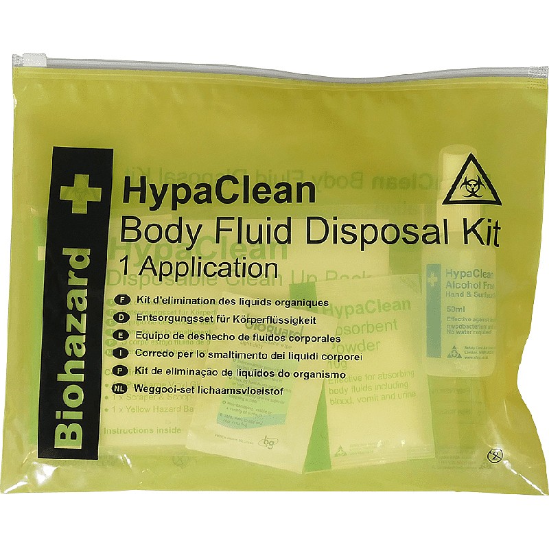 Body Fluid Single Application Kit in Vinyl Zip Bag (K418A)
