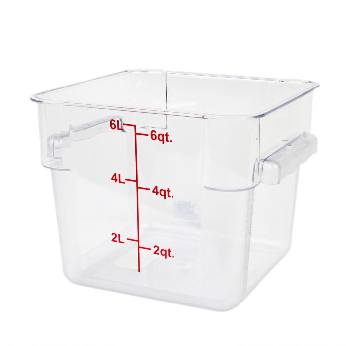 Square Food Container 6Qt