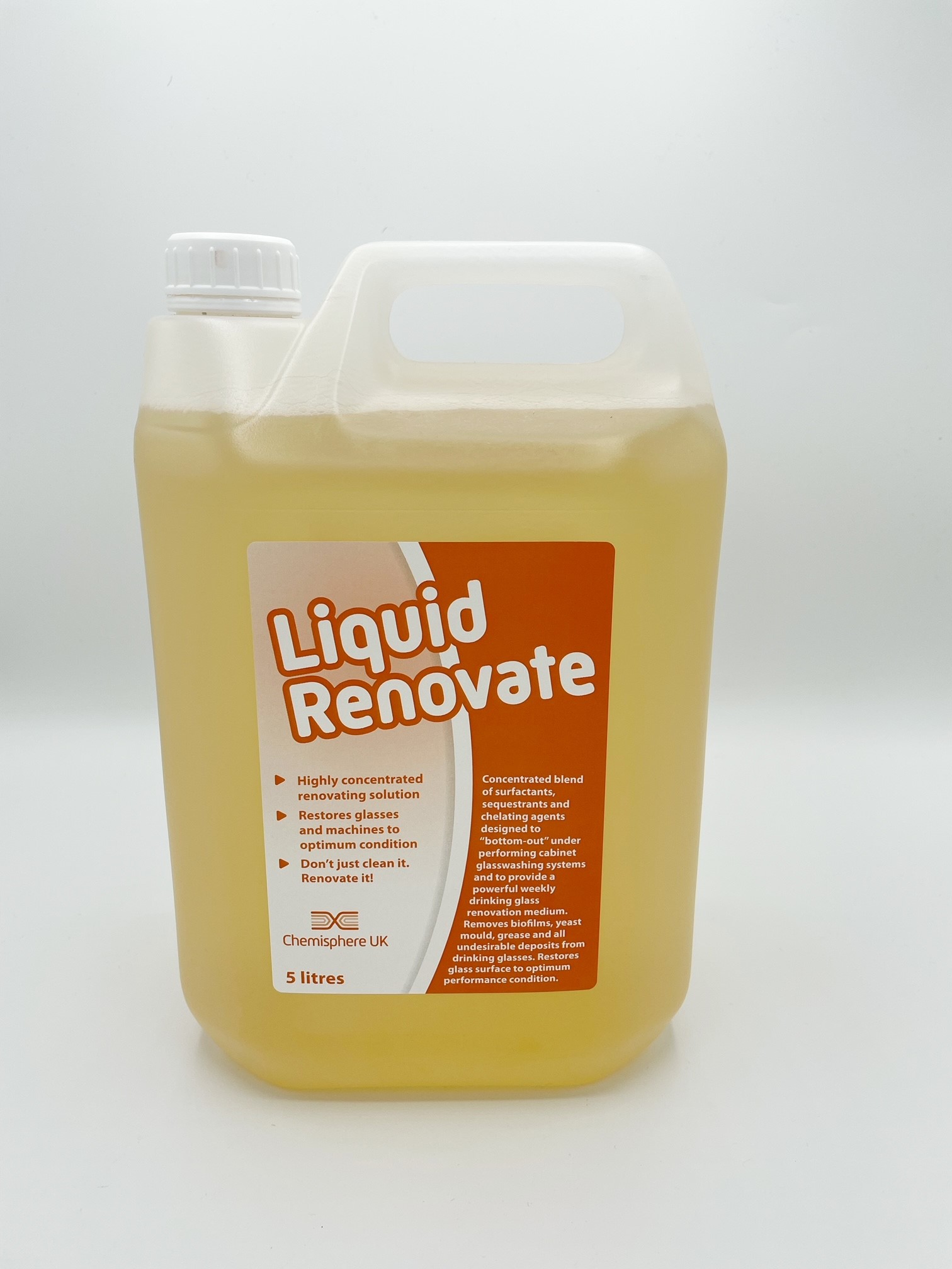 Ultimate Glass Wash & Renovator (5lt) (W-ULTIM05L)