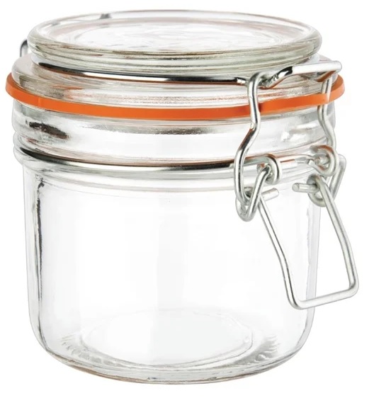 Glass Clip Jars 7oz