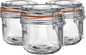 Glass Clip Jars 7oz
