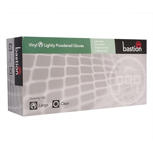 Glove Vinyl Powdered Large (G23L)