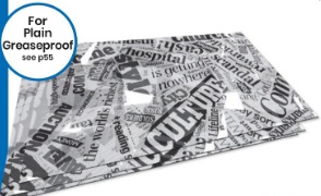 Newspaper Greaseproof Sheets 48x24cm (CT8000)