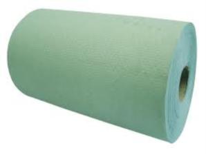 Handtowel Roll Green 1ply (200mm) CAS0235