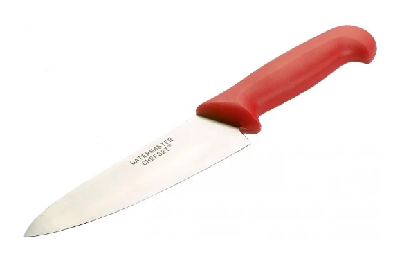 Cooks Knife Red 6.25