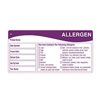Allergen Label (102mm x 51mm) (500)