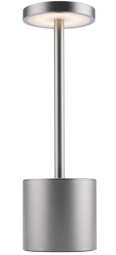 Tempo' Grey Table Lamp 29cm/11½ 