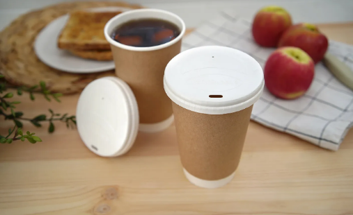 Lid Compostable/Paper For 10/20oz Cup (D12012)