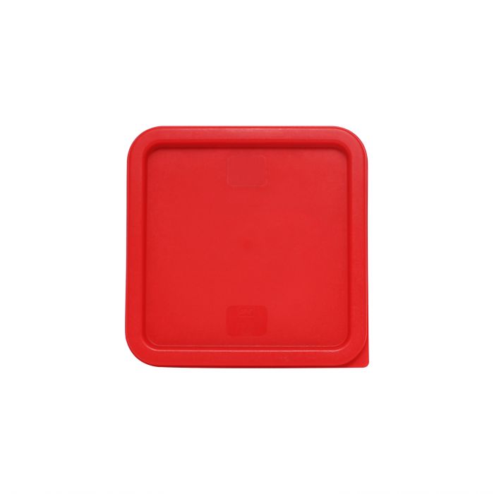 Square Lid Red for Square Food Container 6Qt and 8Qt